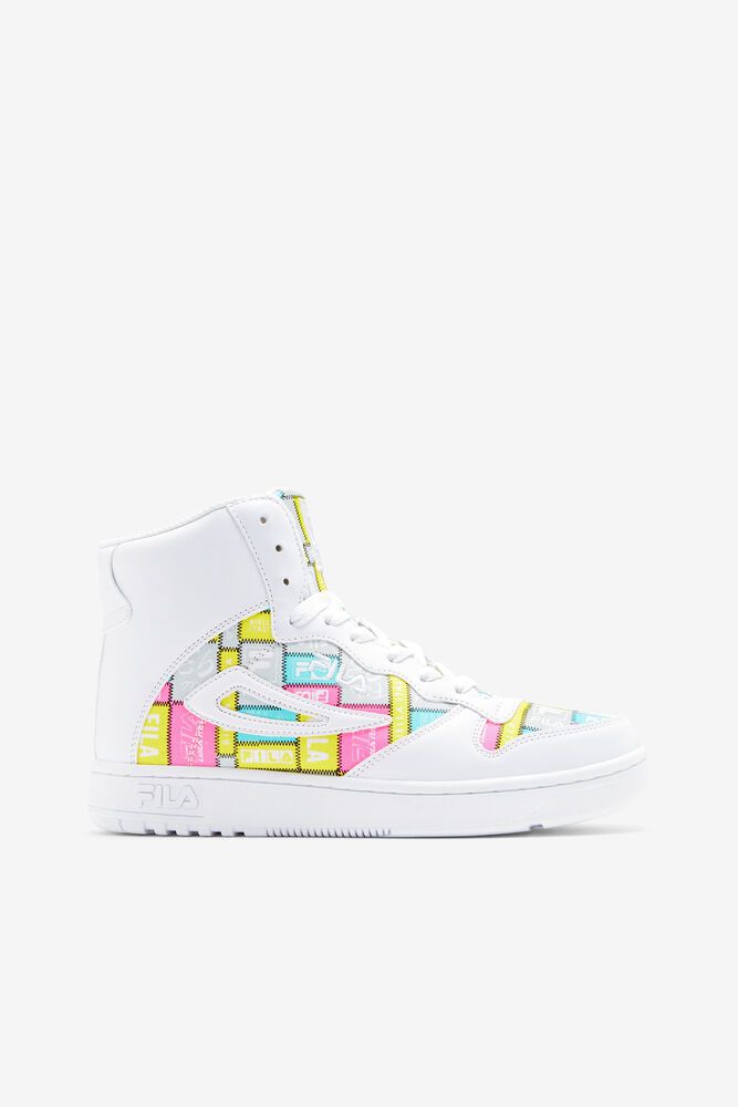 Fila Fx-dsx Mid Patchwork Trainers White - Womens - 85193LNPV